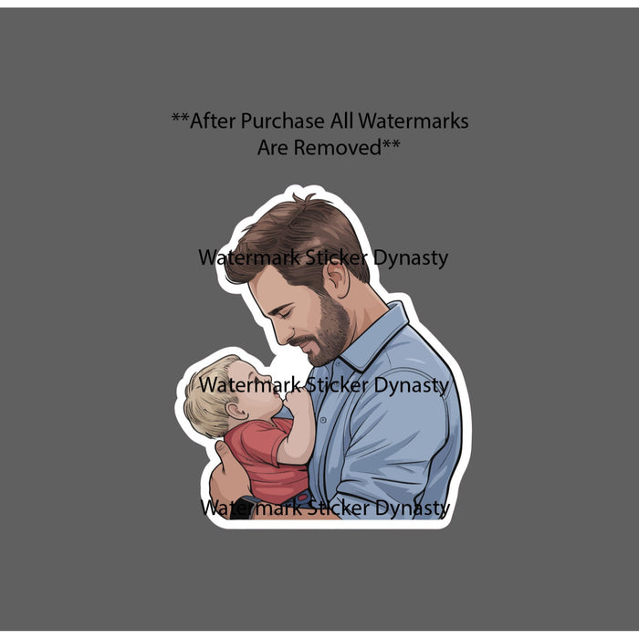 Fatherhood Sticker Waterproof Decal Father Dad Life Family Love Home Gift NEW