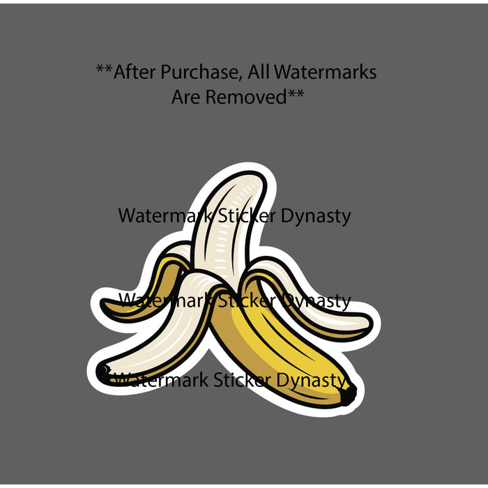 Banana Sticker Fruit Food Cartoon Gift Waterproof NEW