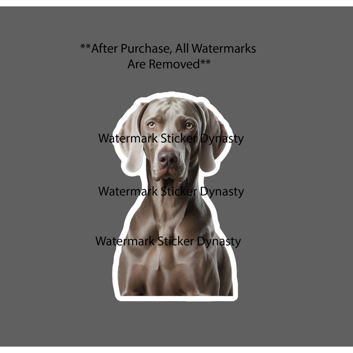 Weimaraner Sticker Waterproof Decal Dog Animal Pet Family Hunting Gift NEW
