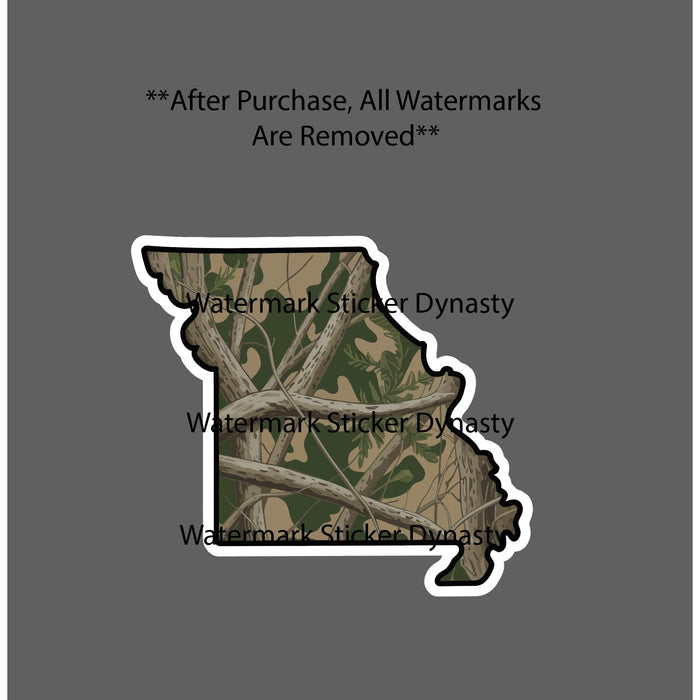Missouri Sticker Waterproof Decal State Outdoor Hunting Fishing Travel Gift NEW