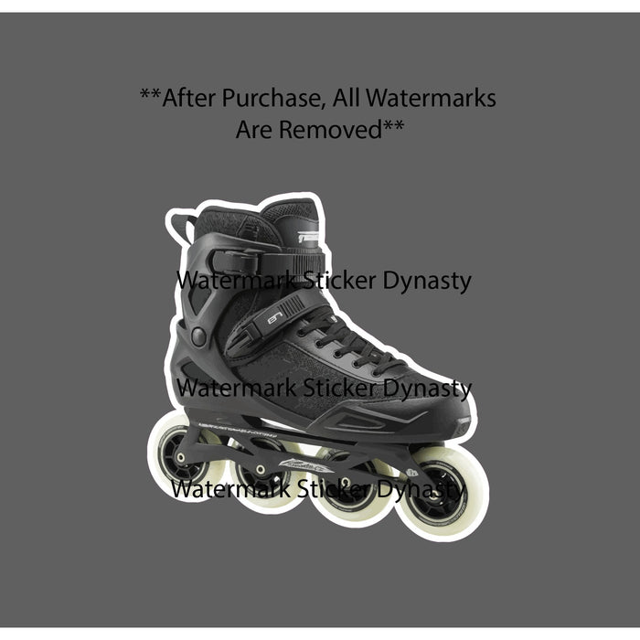 Rollerblade Sticker Waterproof Decal Skater Roller Skating Travel Gift NEW
