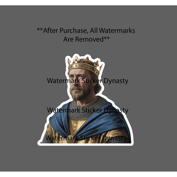 William The Conqueror Sticker Waterproof Decal King England War Gift NEW