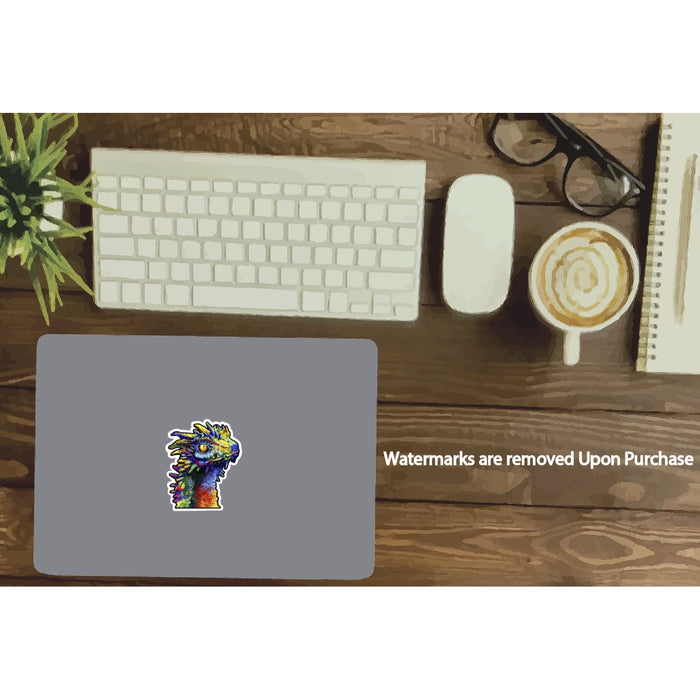 Rainbow Dragon Sticker Waterproof NEW