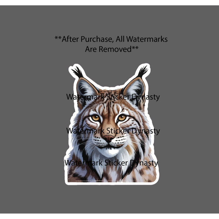 Lynx Sticker Waterproof Decal Cat Wildlife Outdoor Nature Wildlife Gift NEW