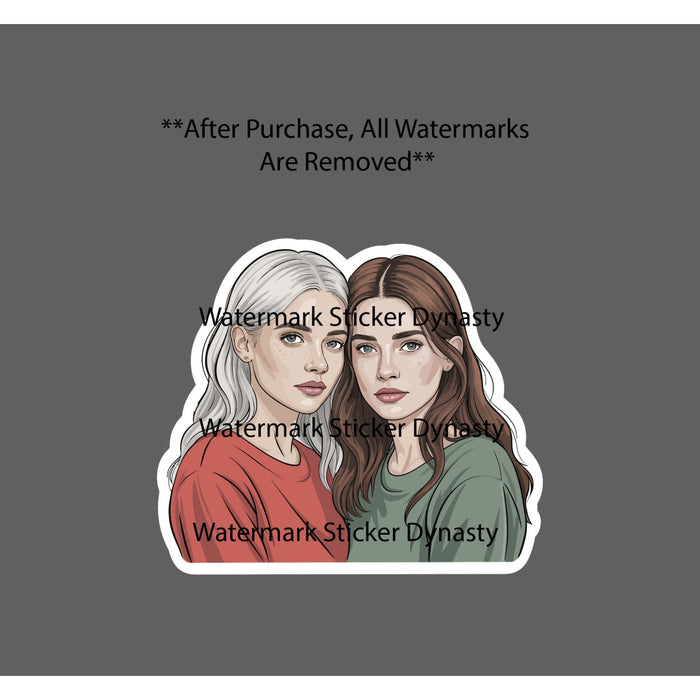 Sisters Sticker Waterproof Decal Sister Friend Family Love Life Gift NEW