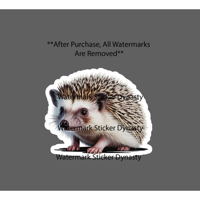 Hedgehog Sticker Waterproof Decal Animal Pet Wildlife Nature Family Gift NEW