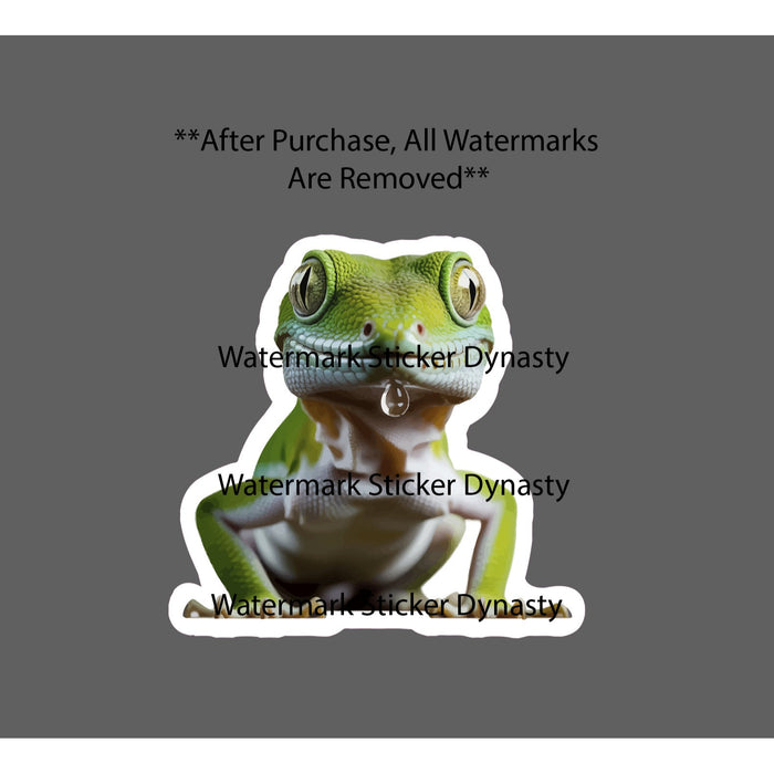 Gecko Sticker Waterproof Decal Lizard Animal Reptile Outdoor Gift Tropical NEW