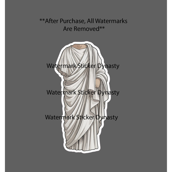 Toga Sticker Waterproof Decal Rome Roman Greek Greece Senate History Gift NEW