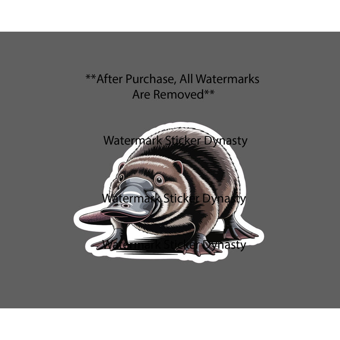 Platypus Sticker Waterproof Decal Animal Outdoor Nature Wildlife Gift NEW