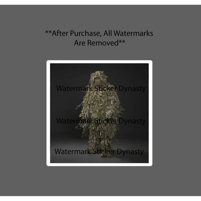 Ghillie Suit Sticker Waterproof Decal Military Hunting Outdoor Nature Gift NEW