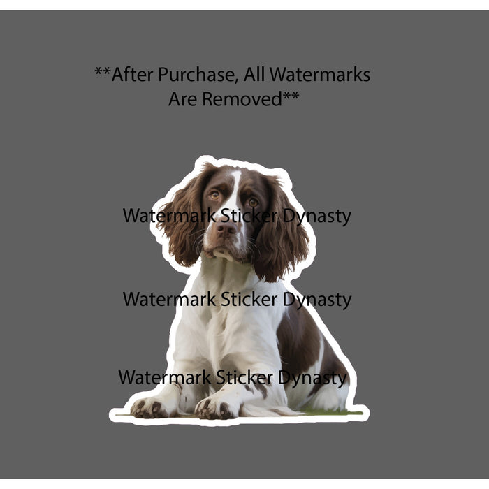 English Springer Spaniel Sticker Waterproof Decal Dog Animal Pet Family Gift NEW