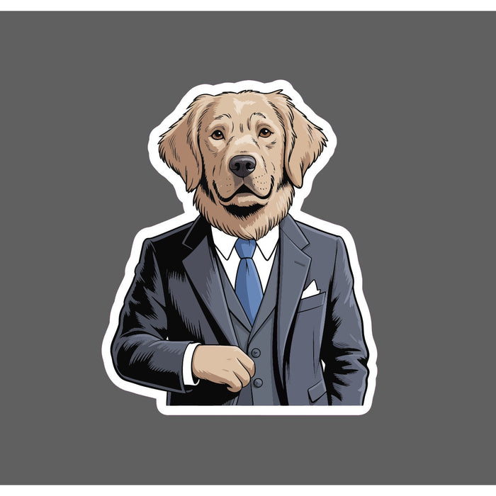 Business Dog Sticker Waterproof Decal Work Sales Finance Money Funny Gift NEW