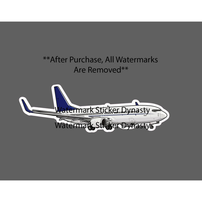 Cartoon Airplane Sticker Waterproof Decal 737 Aviation Travel Business Gift NEW