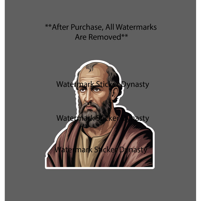 Paul The Apostle Sticker Waterproof Decal Bible Jesus Faith Church Gift NEW