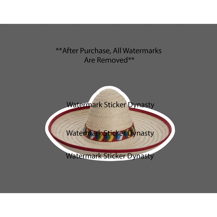 Sombrero Sticker Waterproof Decal Hat Mexico Mexican Gift NEW