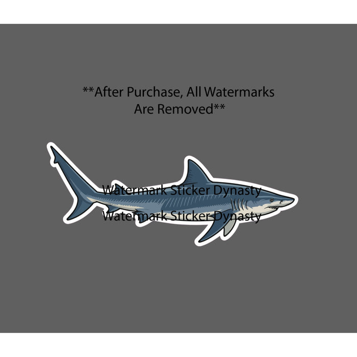 Thresher Shark Sticker Waterproof Decal Animal Ocean Beach Wildlife Gift NEW