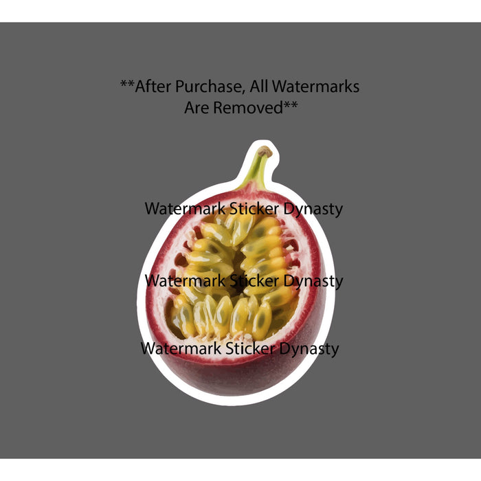 Passionfruit Sticker Waterproof Decal Food Fruit Tree Exotic Gift NEW