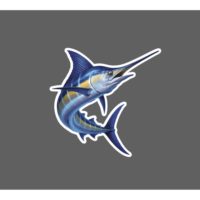 Marlin Sticker Animal Ocean Fish Outdoor Wildlife Nature Gift Waterproof NEW