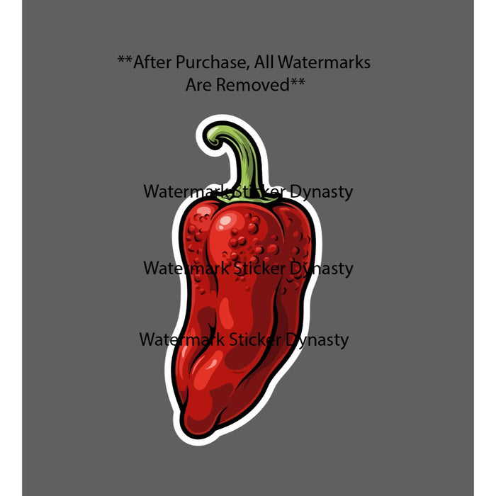 Carolina Reaper Sticker Waterproof Decal Pepper Spice Spicy Scoville Gift NEW