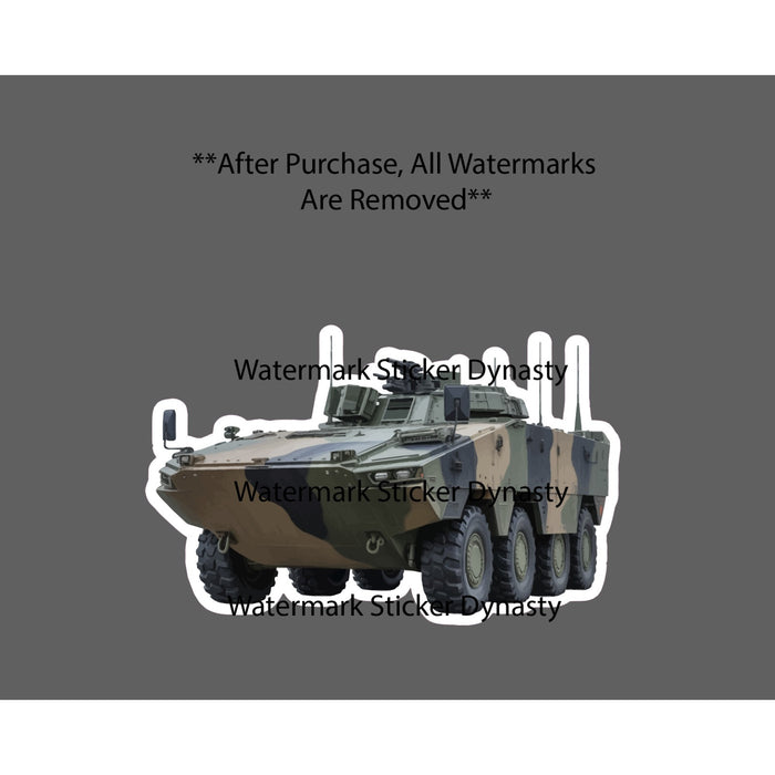 Amphibious Combat Vehicle Sticker Waterproof Decal Military War Gift NEW