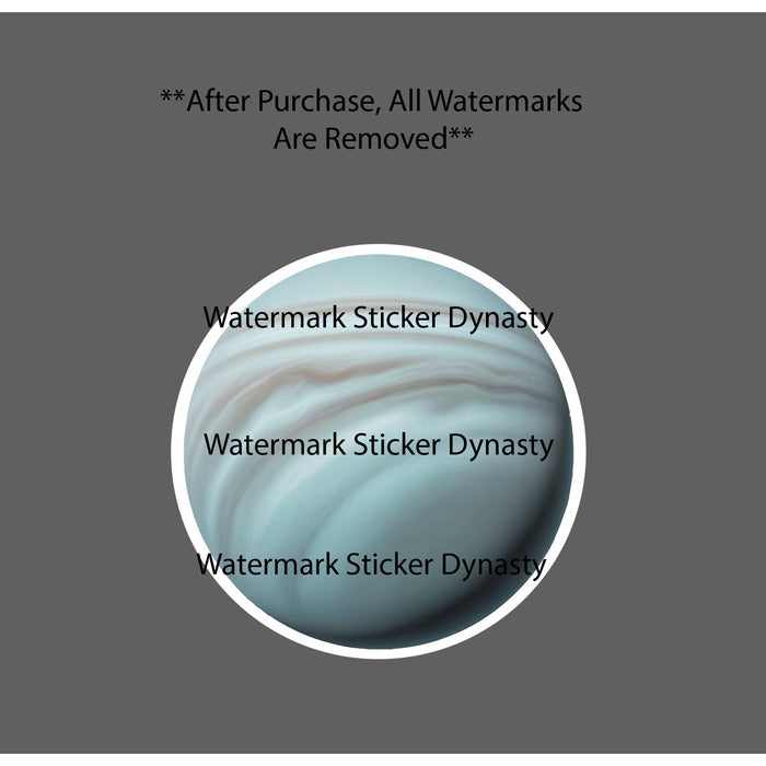 Uranus Sticker Waterproof Decal Planet Space Travel Astronomy Stars Gift NEW