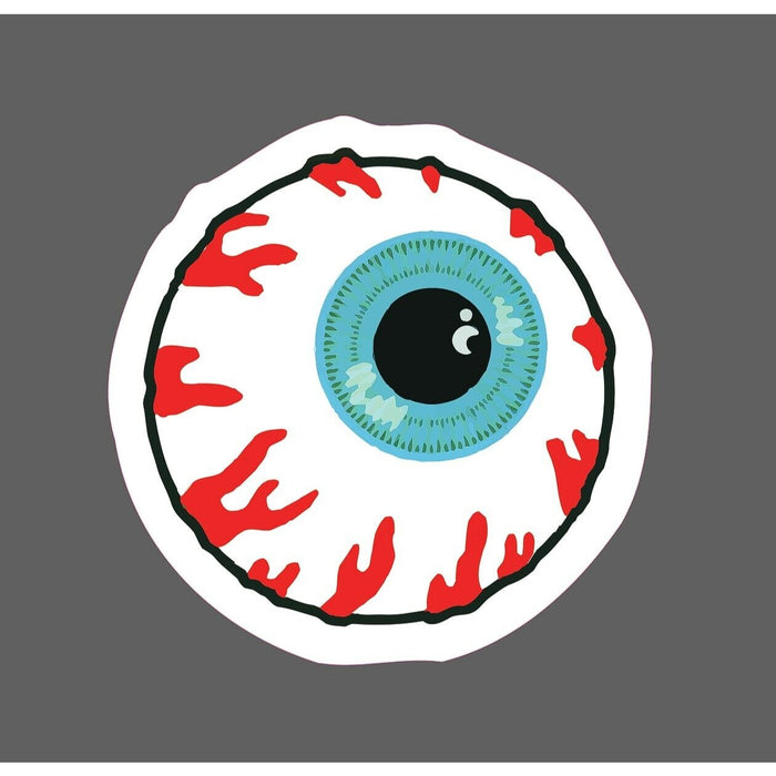 Bloodshot Eye Sticker Blue