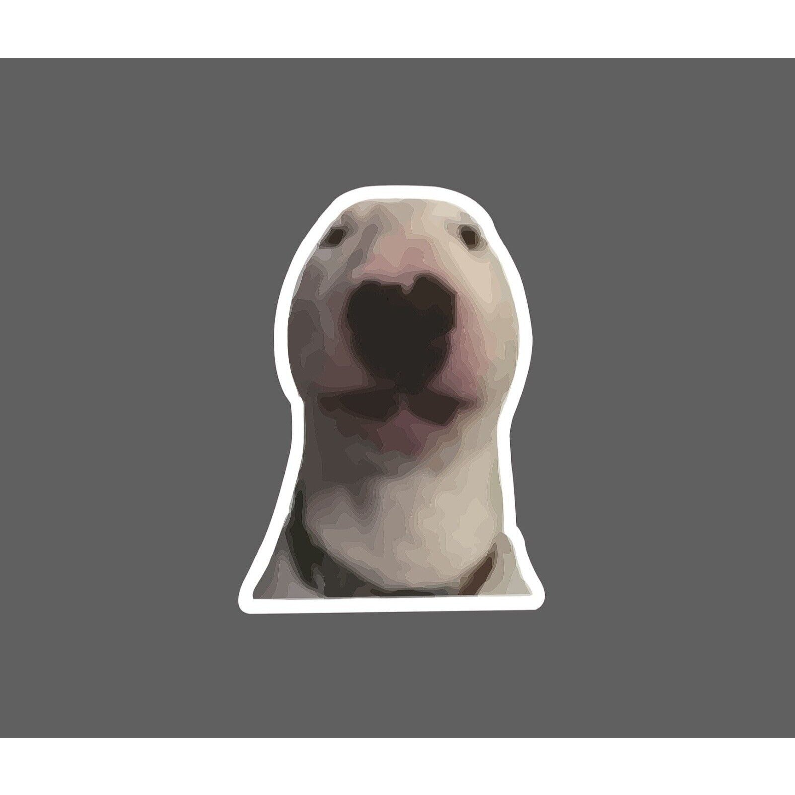 Bull Terrier Meme Sticker Dog – Stickerdynasty