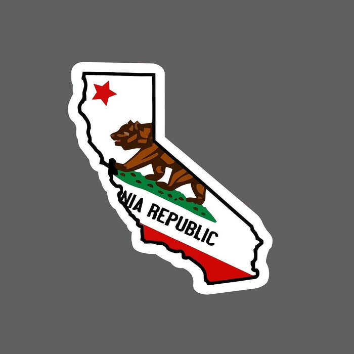 California Sticker State Flag