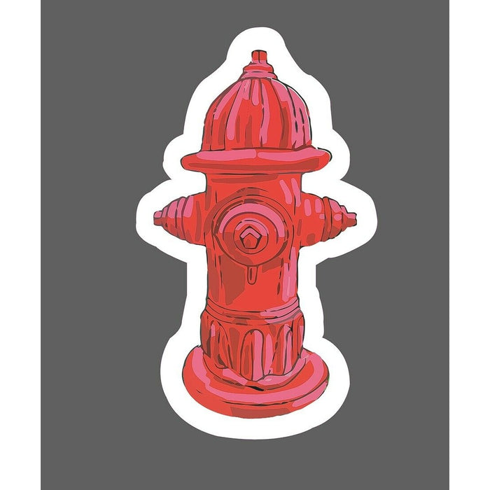 Fire Hydrant Sticker Fire Fighter