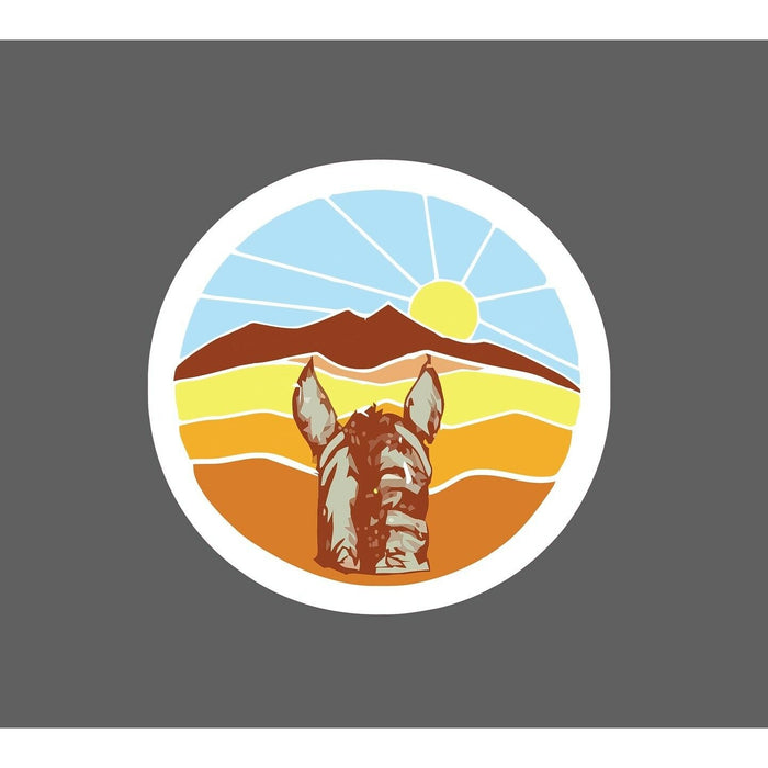 Horse Ride Sticker Western