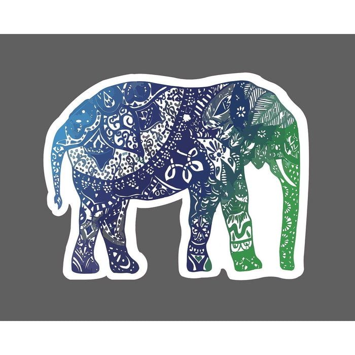 Elephant Sticker Mosaic Designs