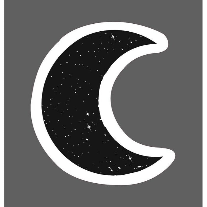 Crescent Moon Sticker Stars