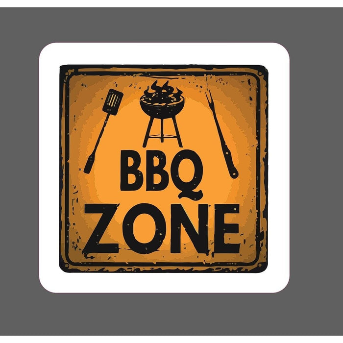 BBQ Zone Sticker Cookout