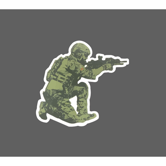 Soldier Sticker Fighting War