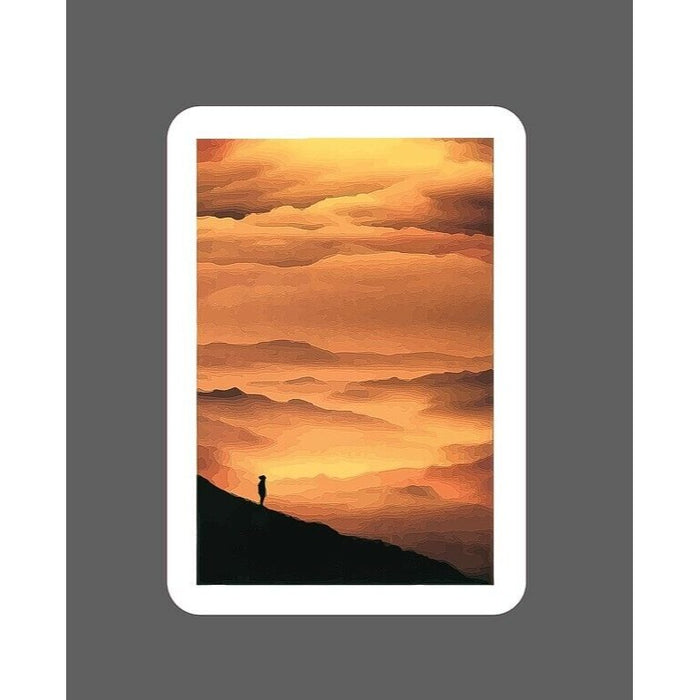 Sunset Sticker Nature Travel