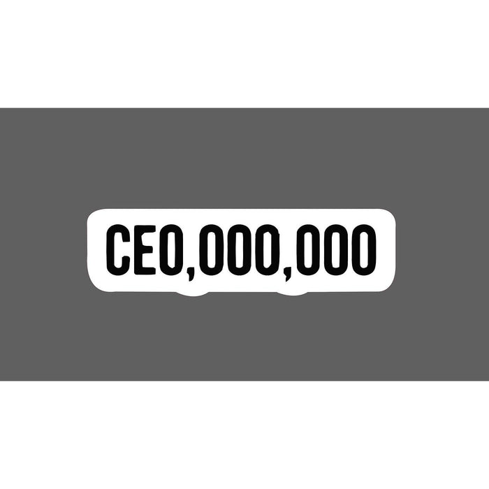 CEO,000,000 Sticker Business