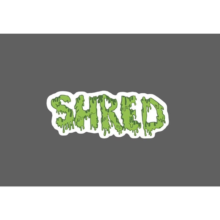 Shred Sticker Slime Green