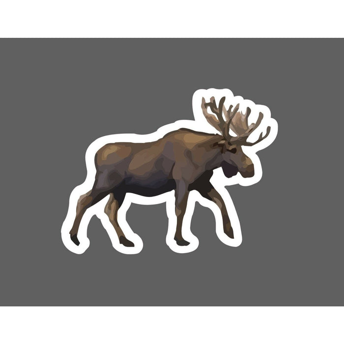 Moose Sticker Illustration