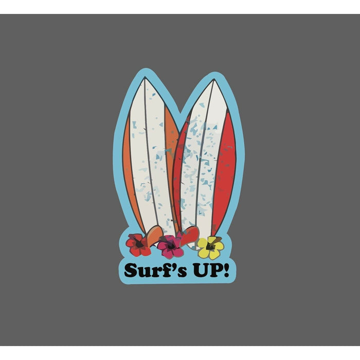 Surfs Up Sticker Surfboards