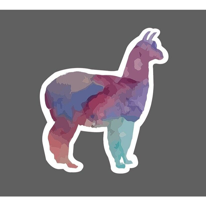 Llama Sticker Galaxy Alpaca