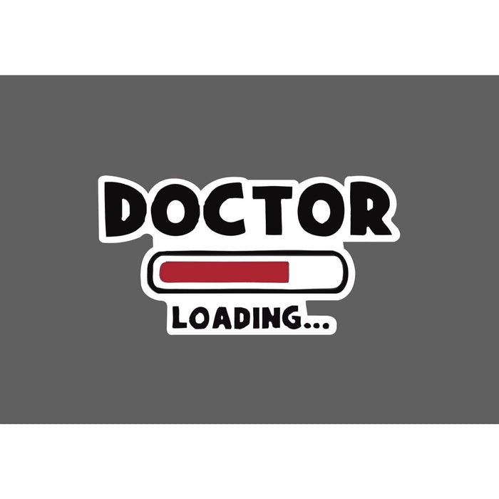 Doctor Loading Sticker School Medical