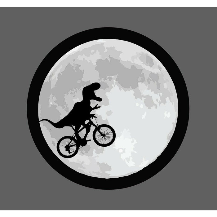 T-Rex Bike Sticker Moon ET