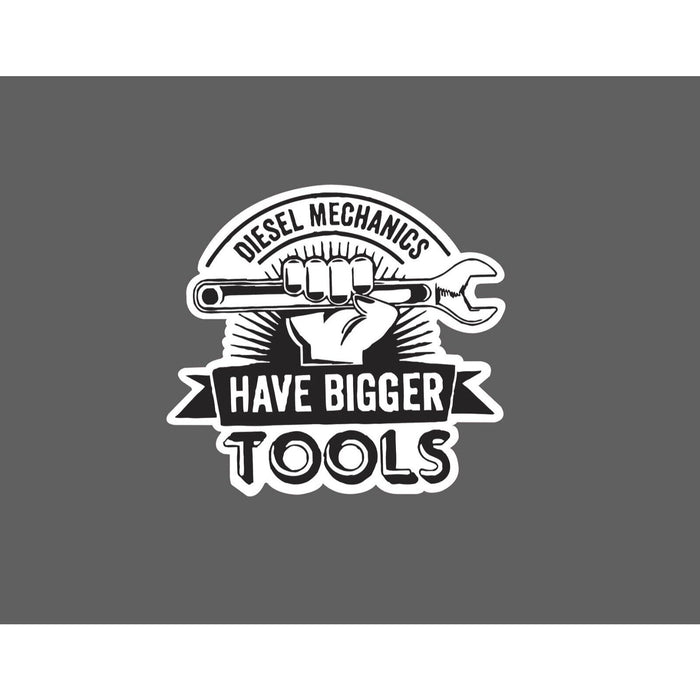 Diesel Mechanic Sticker Bigger Tools
