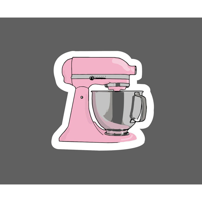 Mixer Sticker Baking Pink Cake