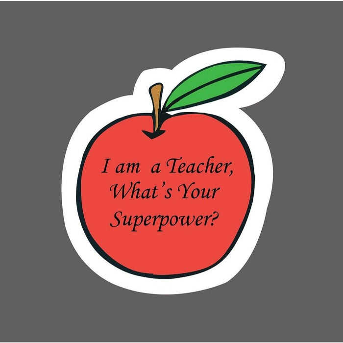 Teacher Sticker Superpower