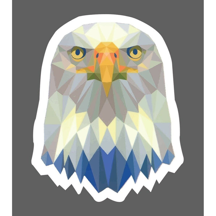 Bald Eagle Sticker Geometric