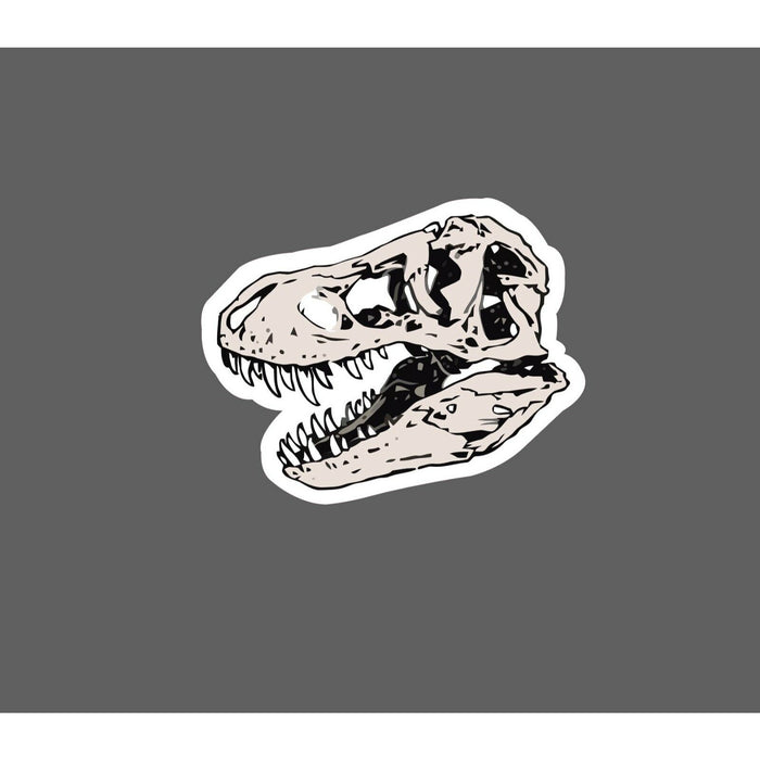 T-Rex Skull Sticker Fossil