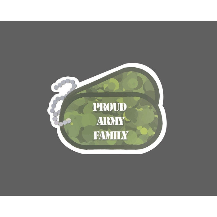 Army Family Sticker Dog Tags