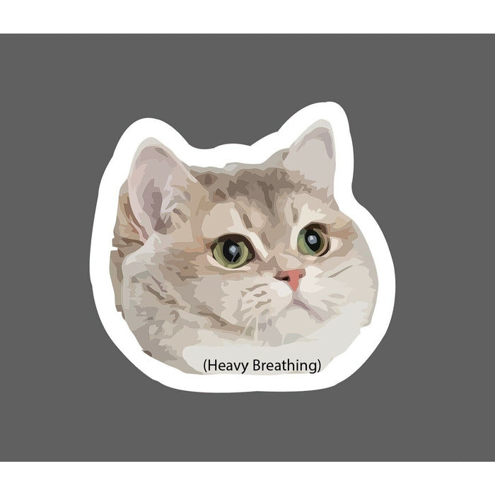 Cat Sticker Heavy Breathing