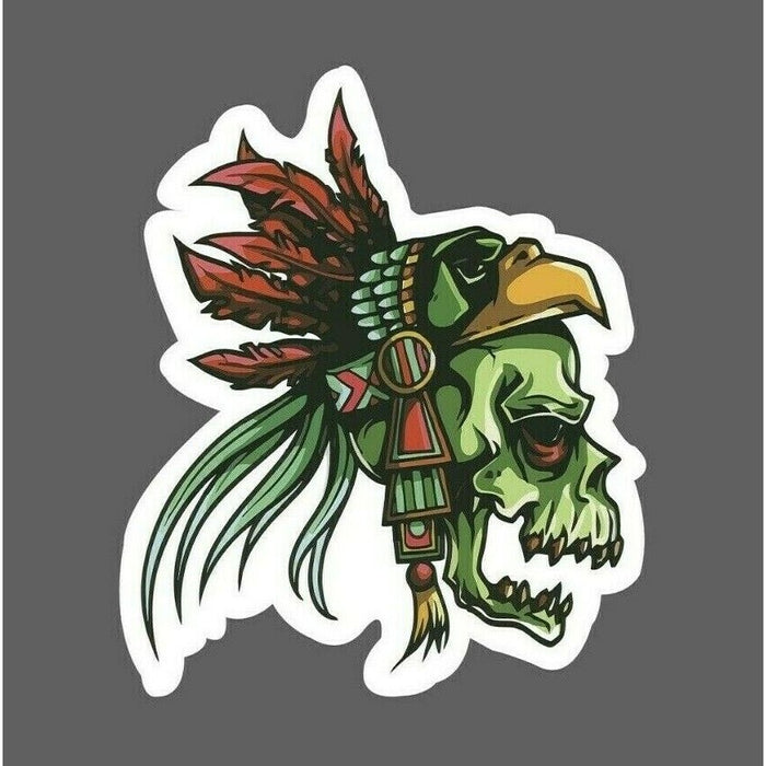 Tribal Skull Sticker Bird